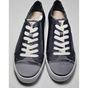 ED By Ellen DeGeneres Doran Sneakers Sateen Steel Blue Women's 9.5M Shoes New